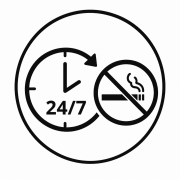 Nichtraucherhotel 24 Stunden geöffnet